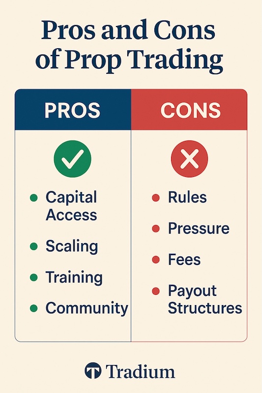 Pros and Cons of Prop Trading
