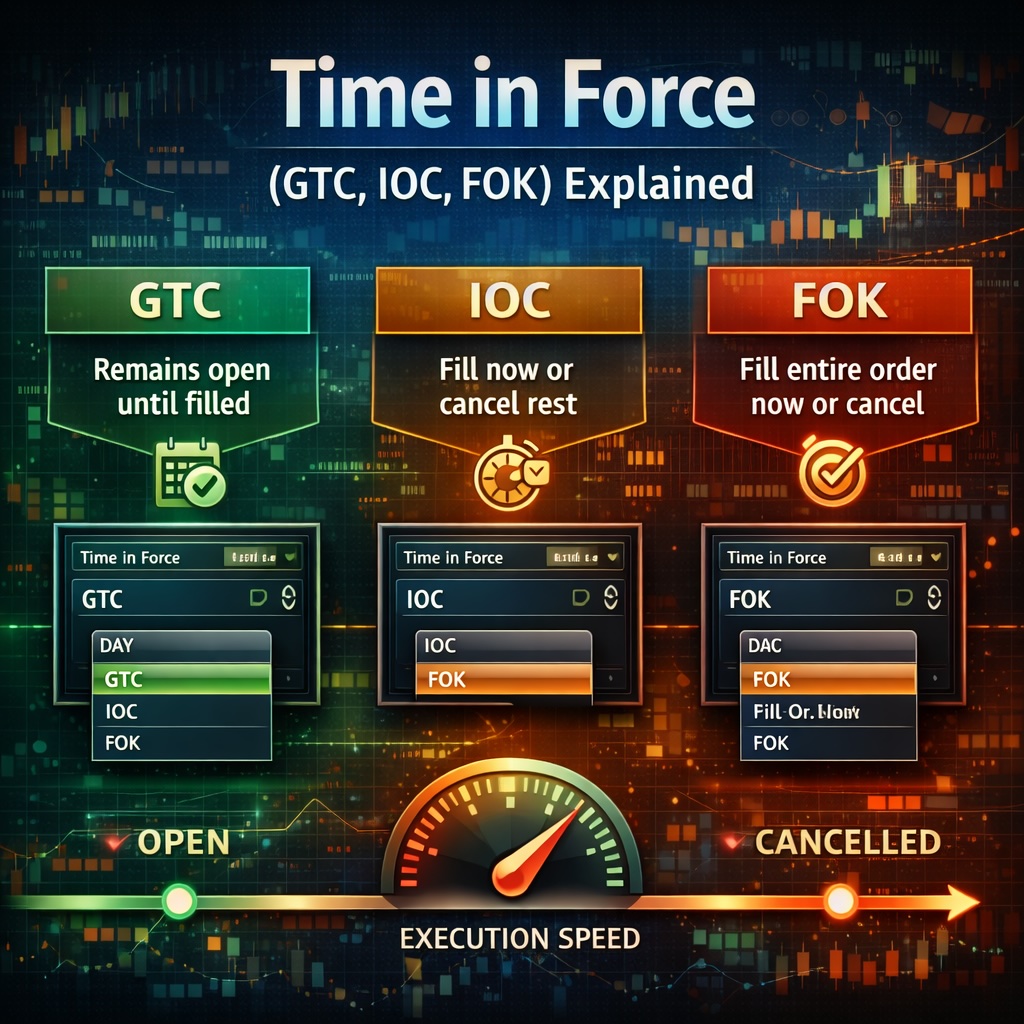 Time in Force (GTC, IOC, FOK) Explained
